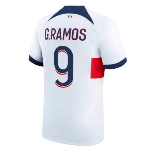 Paris Saint-Germain Goncalo Ramos #9 Gostujuci Dres 2023-24 Kratak Rukav